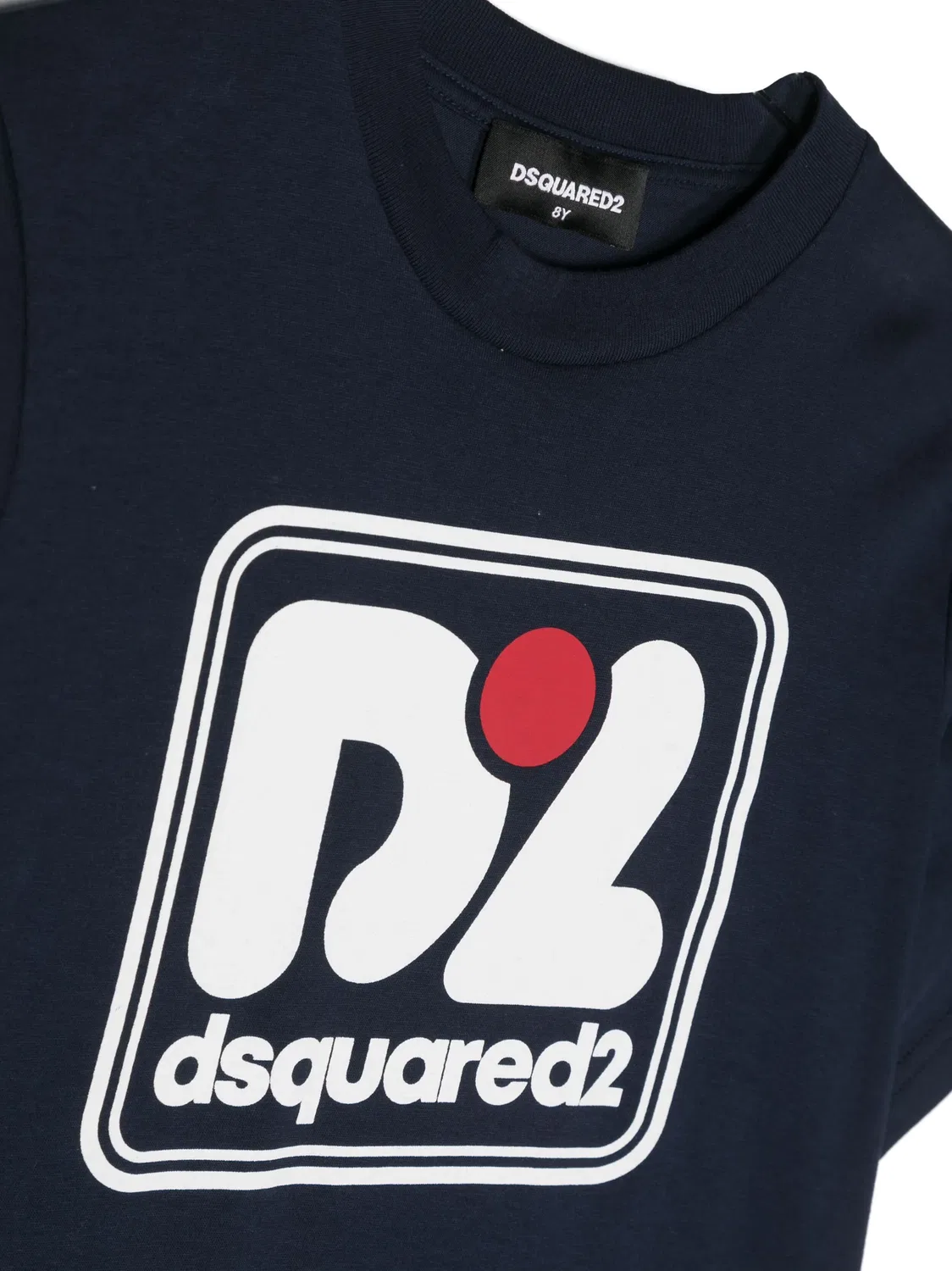 Футболка с логотипом с коротким рукавом DSQUARED2, темно-синий — фото 3