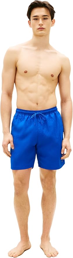 Плавательные шорты Tommy Hilfiger 7" with Drawstring Quick Dry, синий — фото 3