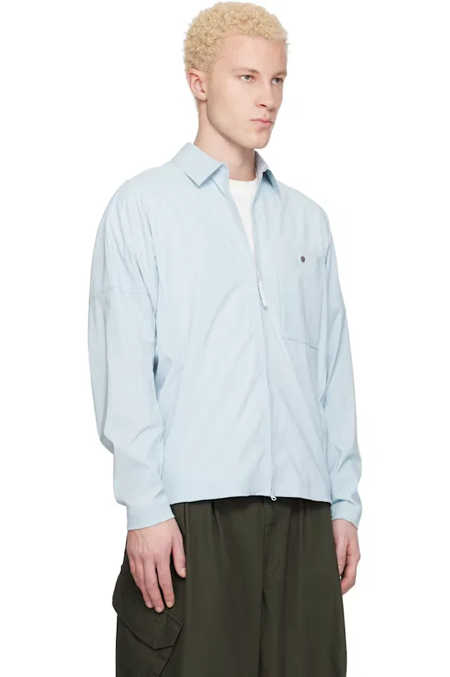 Синяя куртка Stellina из перерабанного эластичного нейлона Stone Island — фото 2