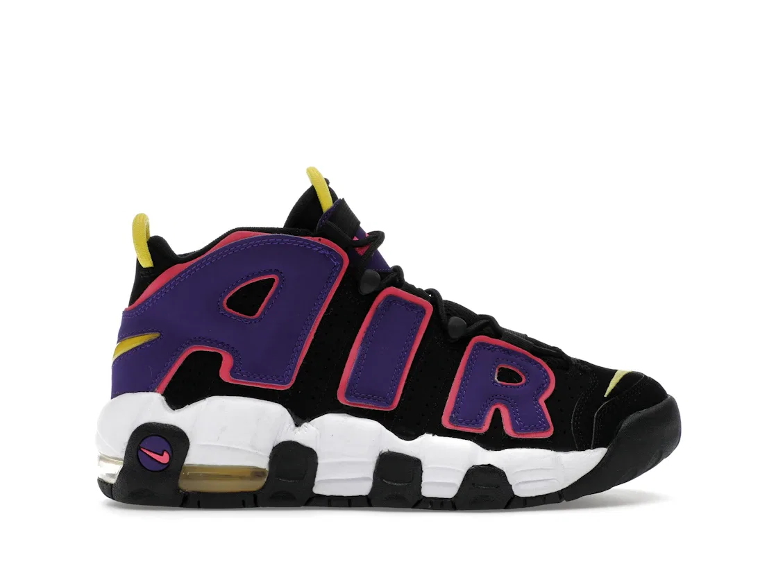 Детские кроссовки Lifestyle Nike Air More Uptempo, Black/Court Purple/Hyper Pink/Multi-Color