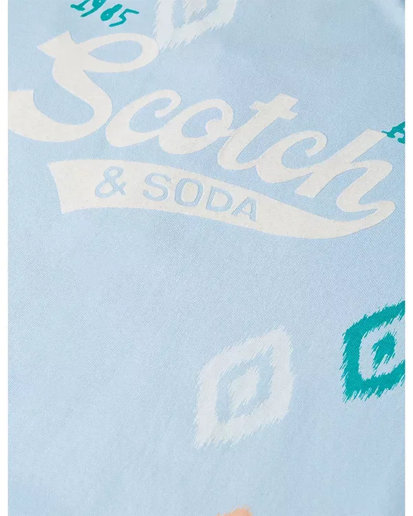 Детское поло для мальчиков с принтом Scotch & Soda, Windsurfer — фото 3
