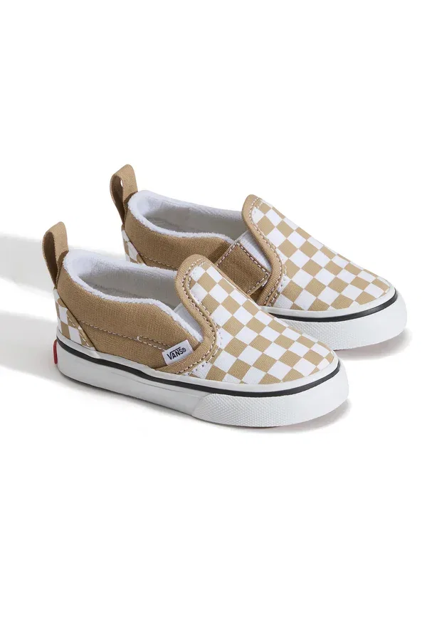 Кроссовки с клетчатым принтом Slip-on Vans Black, черный — фото 2