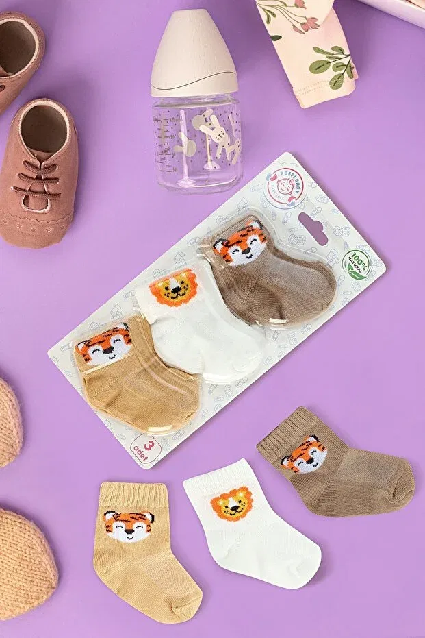 Детские носки с принтом Poffibaby, Mix