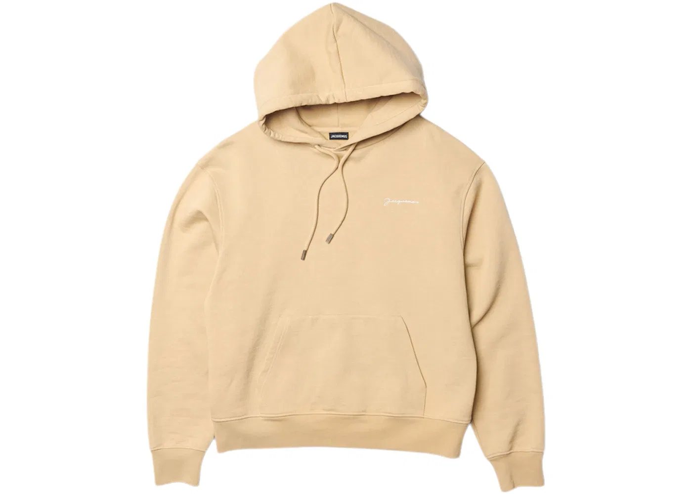 Мужской худи с вышивкой Jacquemus Hoodie, Dark Beige