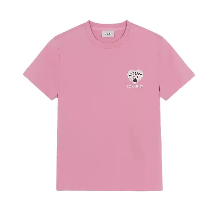 Футболка детская с принтом Los Angeles Dodgers MLB, Цвет Los Angeles Dodgers/Pink