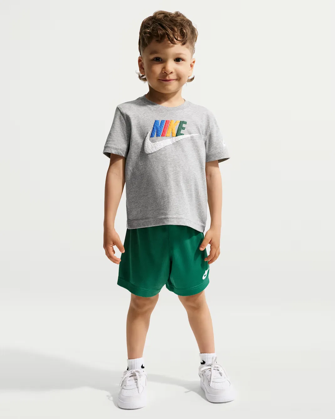 Футболка для всей семьи "Клуб для малышей" Nike, Dark Grey Heather — фото 4