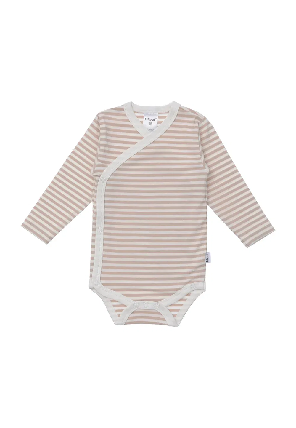 Детский боди-круассан, унисекс, 2 шт. - боди Liliput, Beige — фото 4