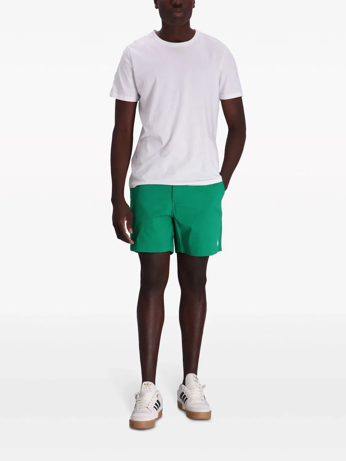 Шорты из твилла, зеленые Polo Ralph Lauren, зеленый — фото 2