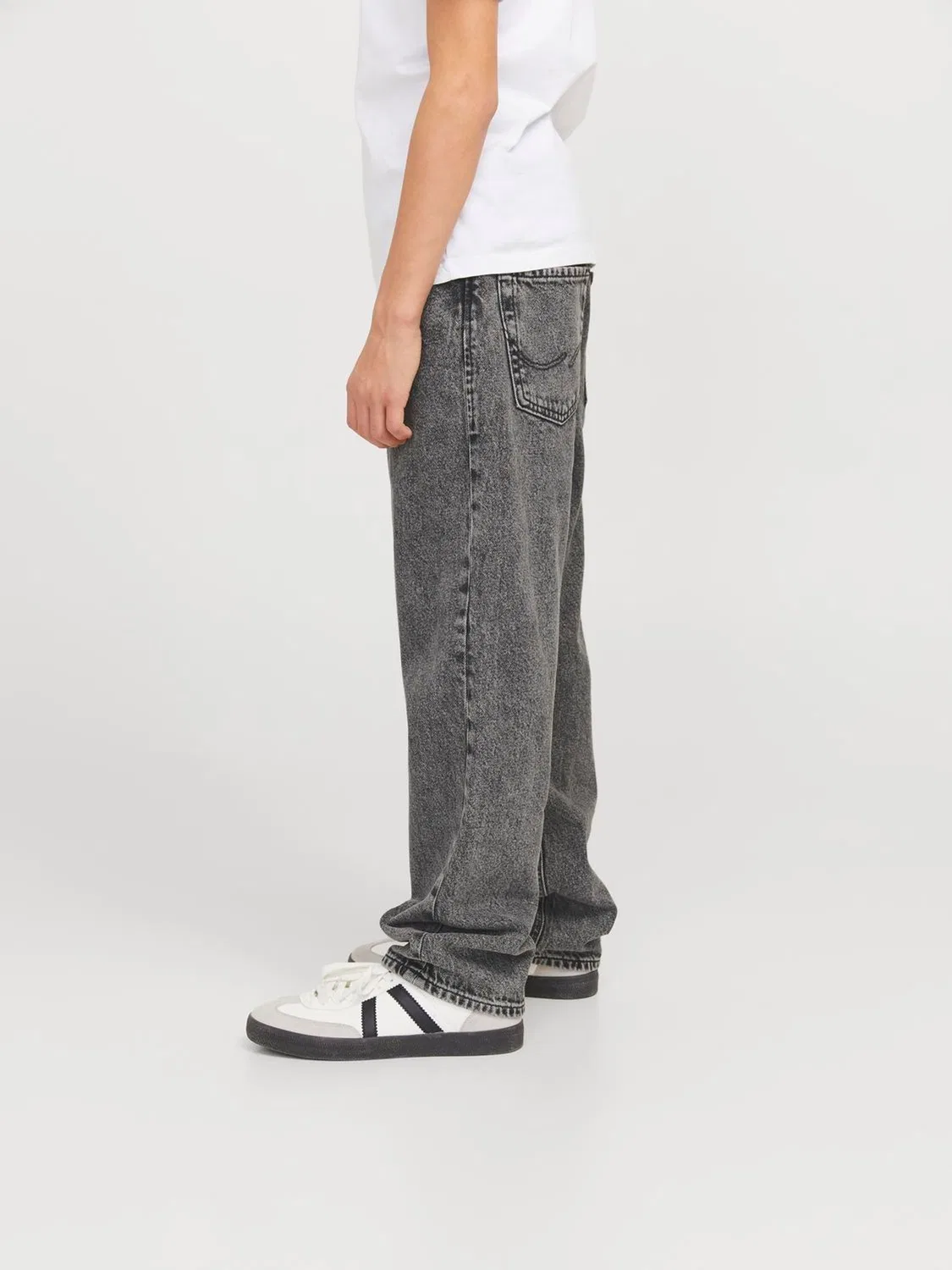 Джинсы свободного кроя Chris JACK & JONES JUNIOR, серый — фото 2