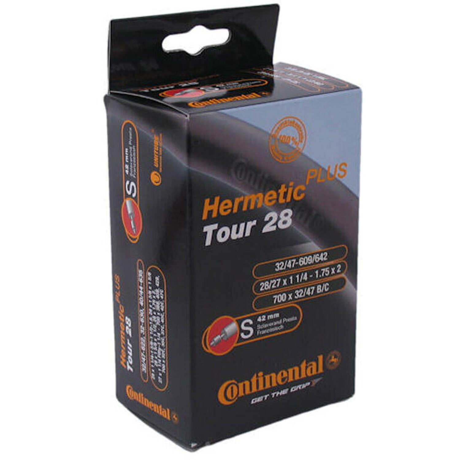 

Тур 28 дюймовая трубка Hermetic Plus 40 мм CONTINENTAL, черный / черный / черный