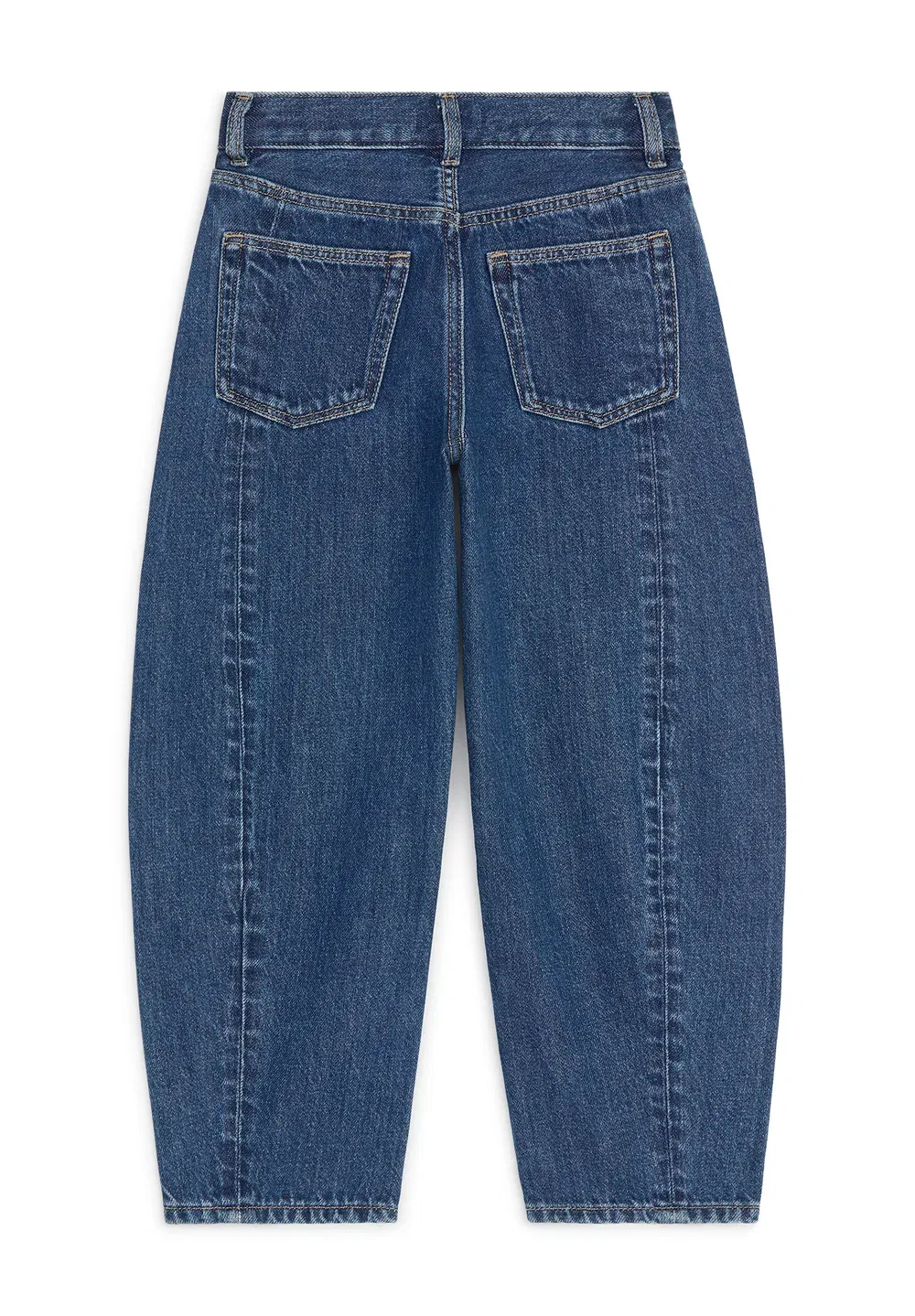 Джинсы Barrel - джинсы свободного кроя Arket, Dark Blue — фото 2