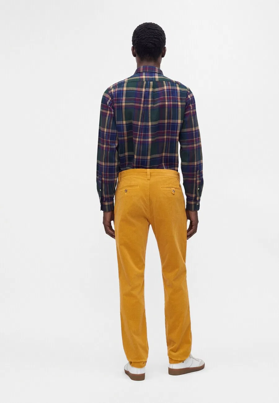 Брюки Polo Ralph Lauren Regular темно-желтого цвета — фото 4