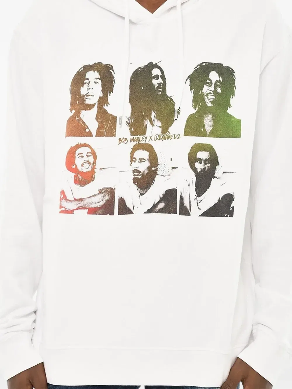 Худи X Bob Marley Dsquared2, белый — фото 3