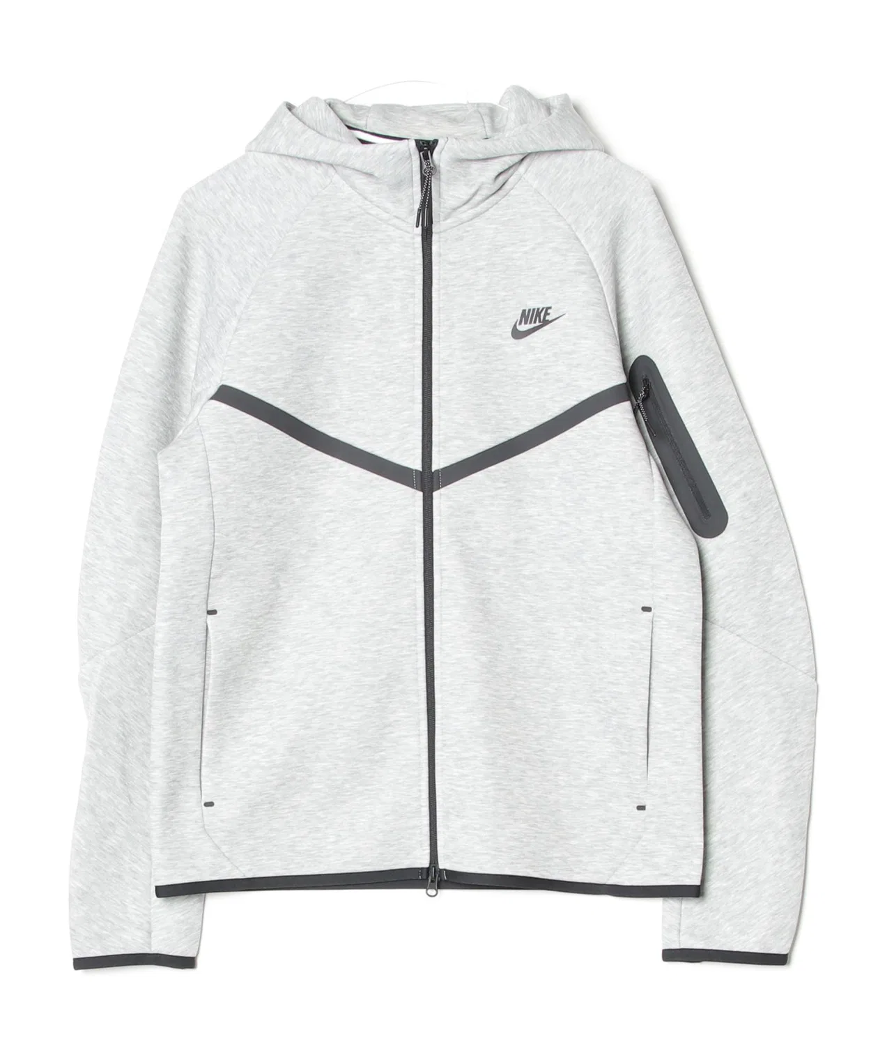 Мужской худи с длинным рукавомNike Tech Fleece, серый