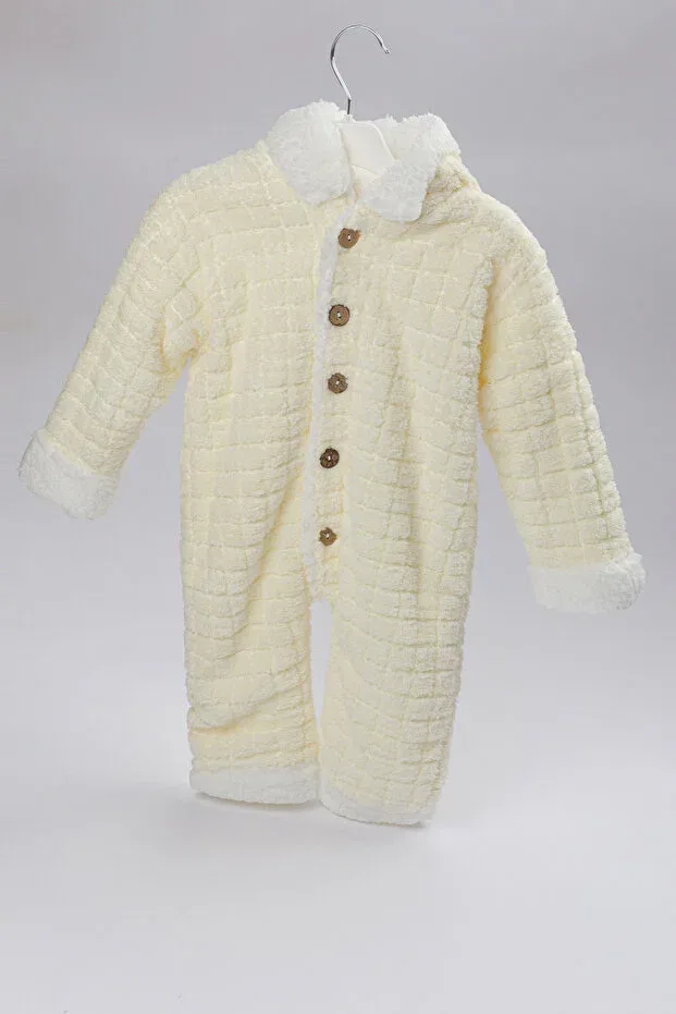 Детский комбинезон с капюшоном и ушками кролика Lui Baby, Yellow