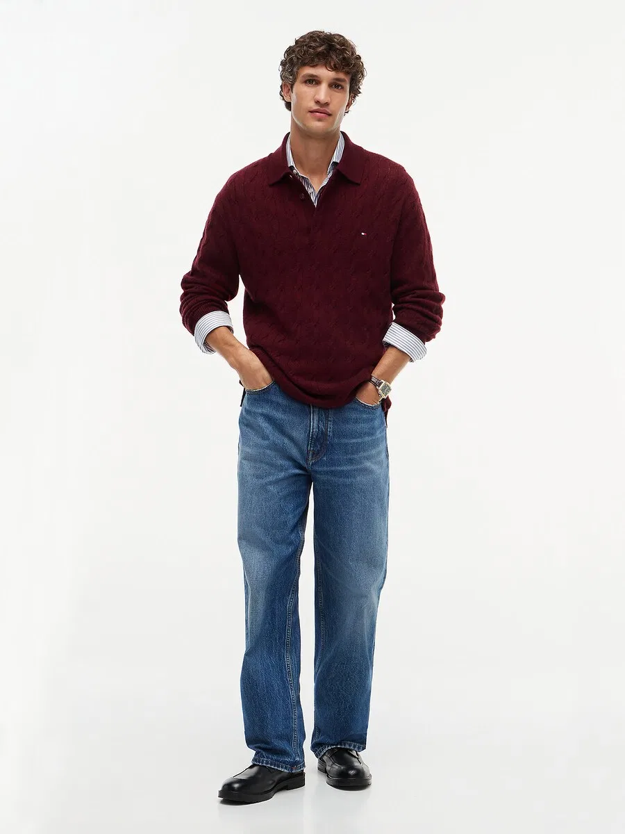 Свитер TOMMY HILFIGER цвета Auburn — фото 4