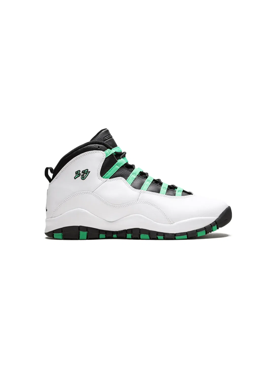 Кроссовки Air Jordan 10 Retro 30th "Verde", белый