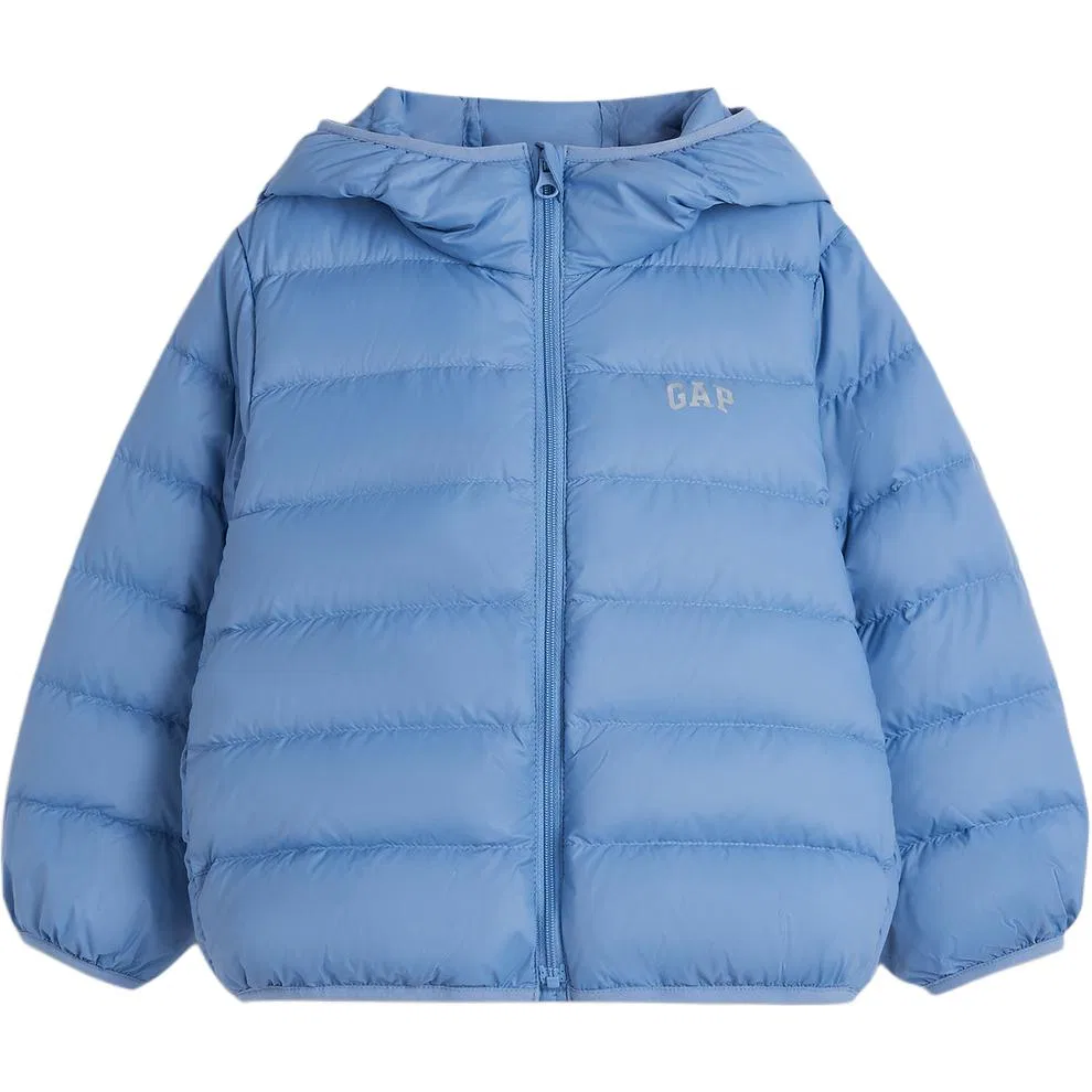 Детское пуховое пальто с капюшоном Pre School GAP, Blue