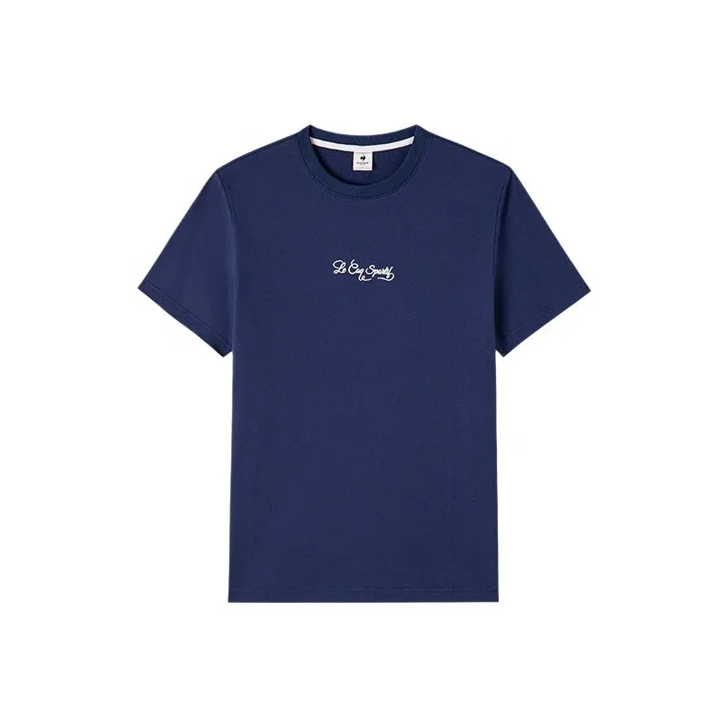 Детская футболка с круглым вырезом Le Coq Sportif, Marine Blue