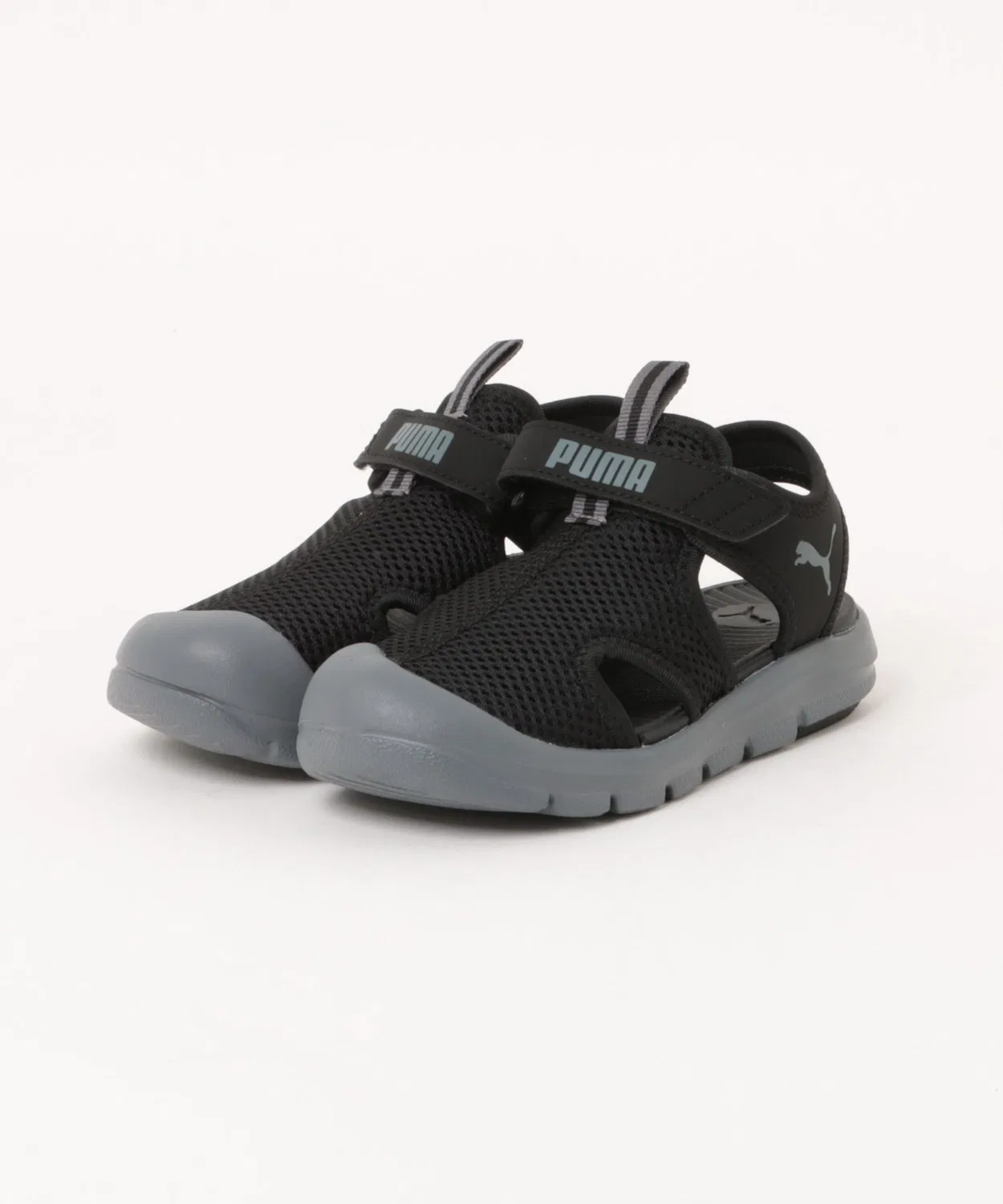 Детские сандалии с сетчатым верхом Fun Racer Mesh PUMA, Black