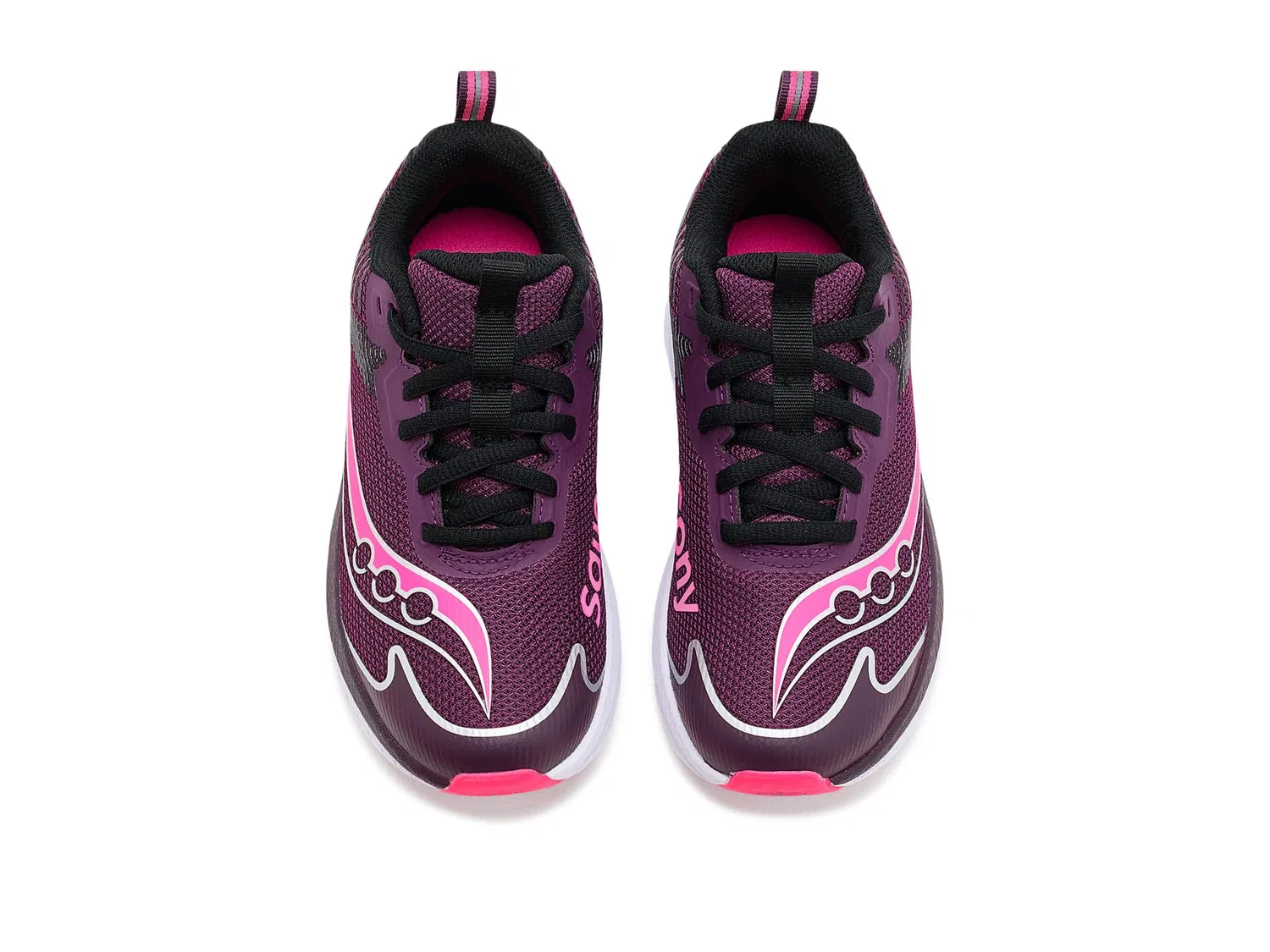 Кроссовки Guide KDZ 2.0 (для маленьких и больших детей) Saucony Kids, Plum/Pink — фото 3