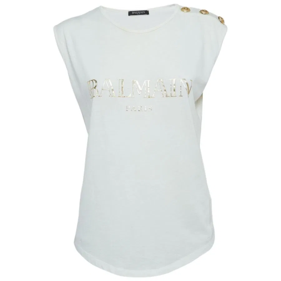 Женский топ из хлопка Balmain