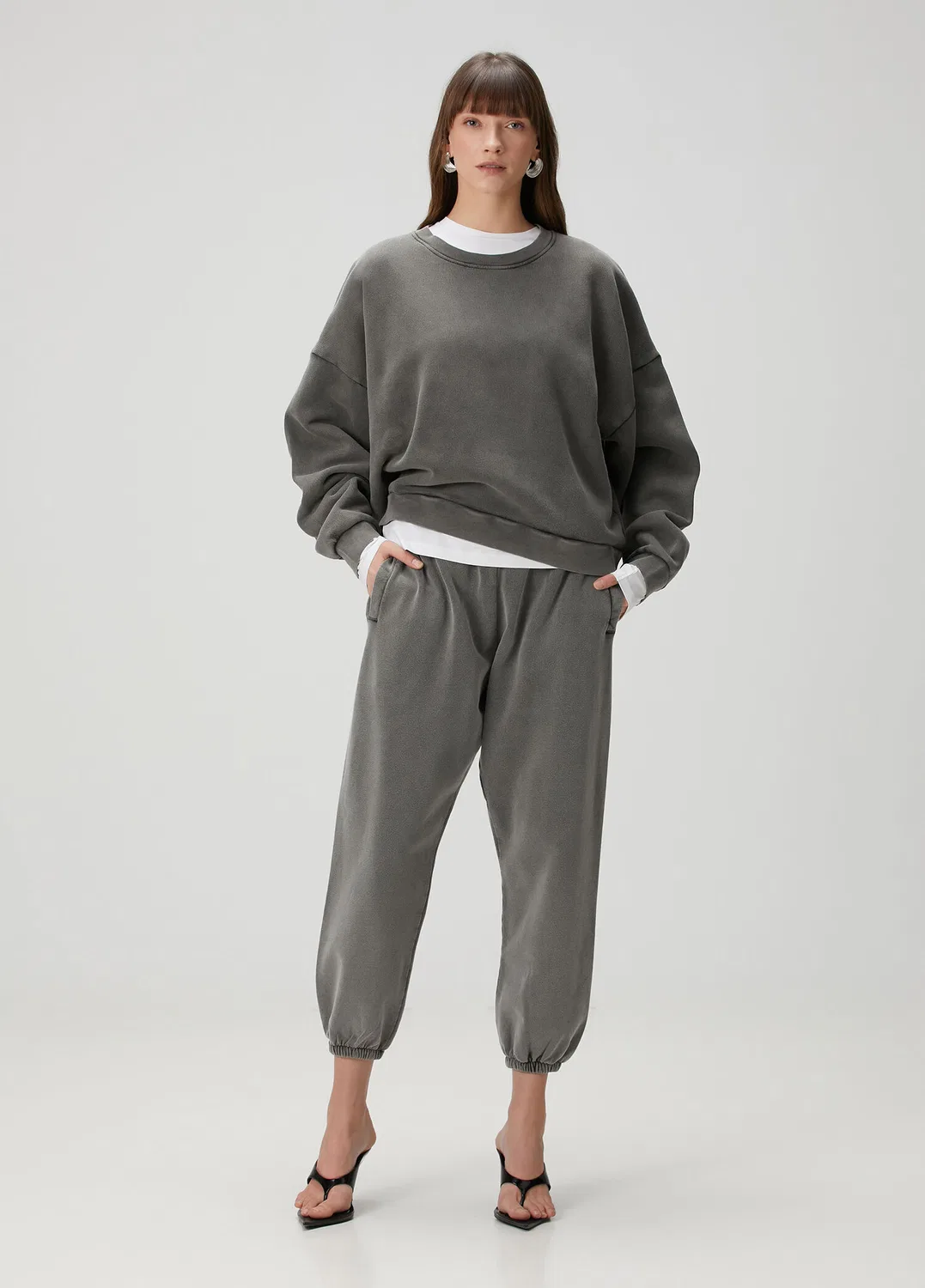Свитшот Acne Studios, антрацит — фото 2