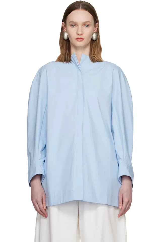 Синяя рубашка живописца Jacquemus