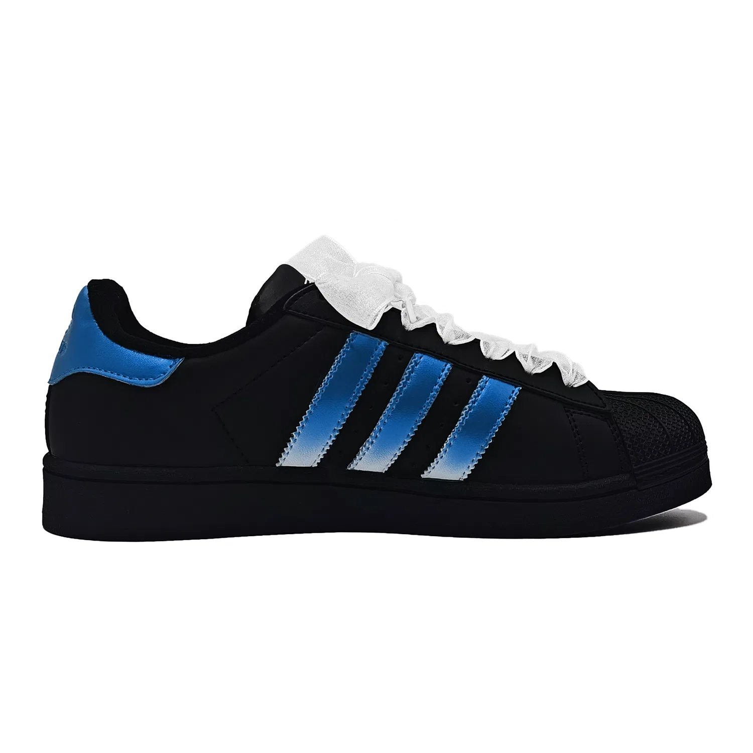 Детские скейтборд-кроссовки с градиентным принтом Superstar 2 Adidas Originals, Blue — фото 3