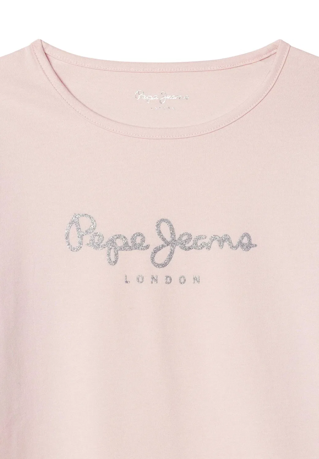 Топ с длинными рукавами Hana Glitter LS - топ с длинными рукавами Pepe Jeans, Dusty Rose Pink — фото 3