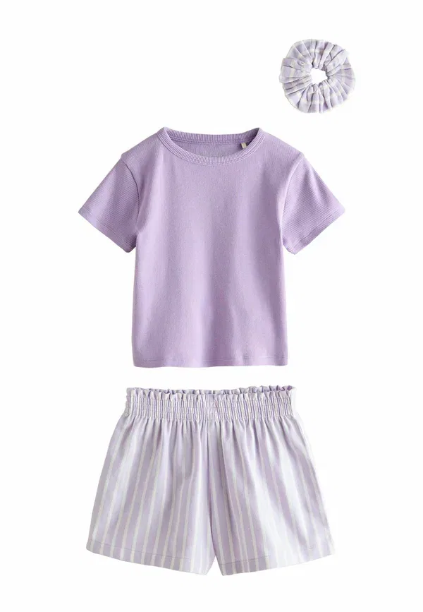 Комплект пижамы хлопковый 2 pack set Next lilac purple, фиолетовый — фото 4