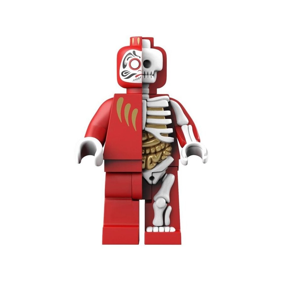 

Фигурка Jason Freeny Mighty Jaxx Bigger Micro Anatomic Daruma, красный