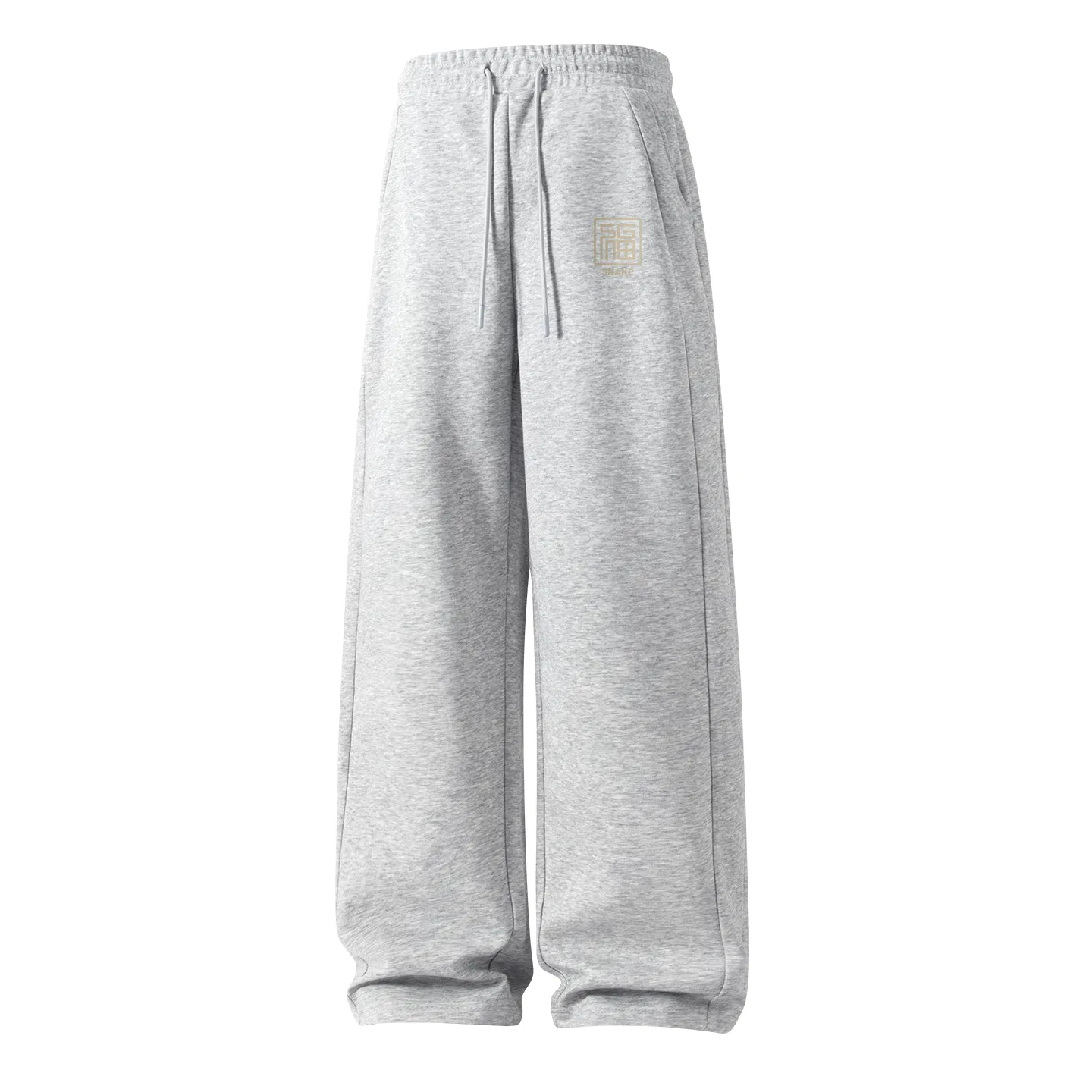 Детские брюки повседневные прямого кроя MINISO, Heather Gray