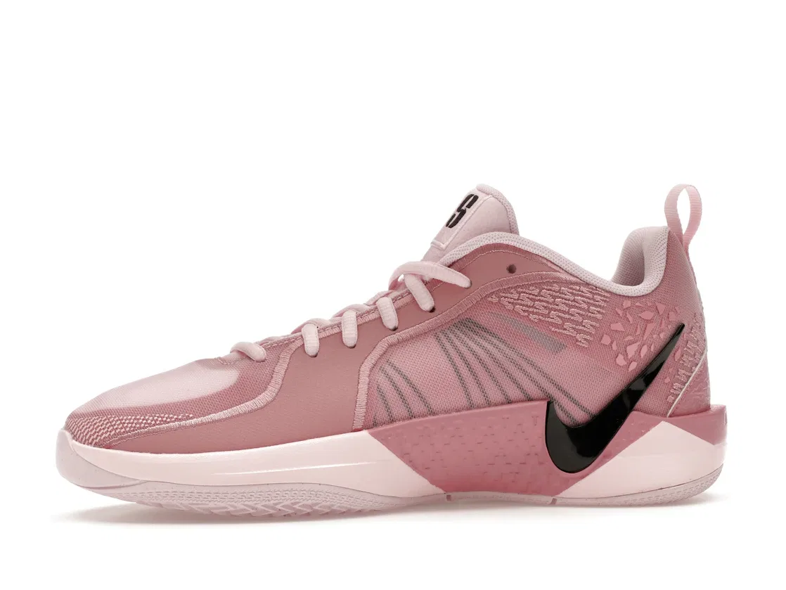 Детские баскетбольные кроссовки с амортизацией Nike Sabrina 2, Pink Foam/Black/Elemental Pink — фото 3