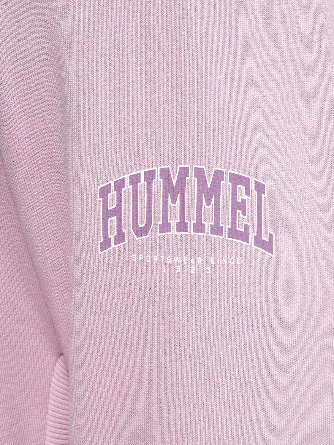 Детские спортивные брюки с утяжкой Hmlfast Hummel, Grauviolett Rosa — фото 4