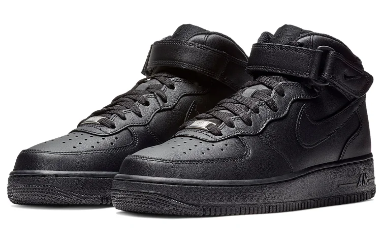 Кроссовки Nike Air Force 1 Mid '07, черный — фото 3