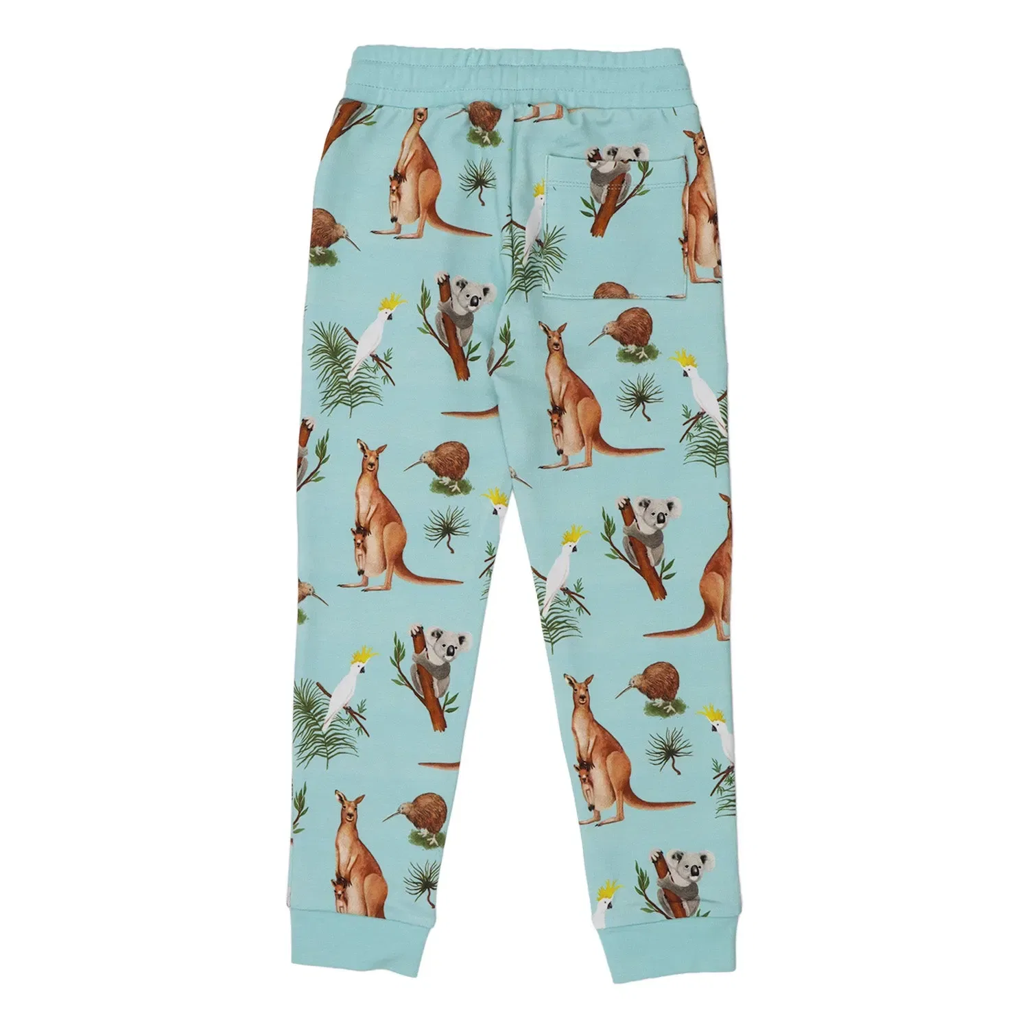 Штаны спортивные с принтом австралийских животных Jogger Walkiddy, серый — фото 4
