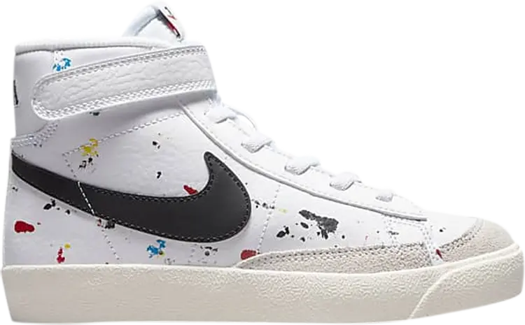 

Кроссовки Nike Blazer Mid '77 PS 'Paint Splatter', белый