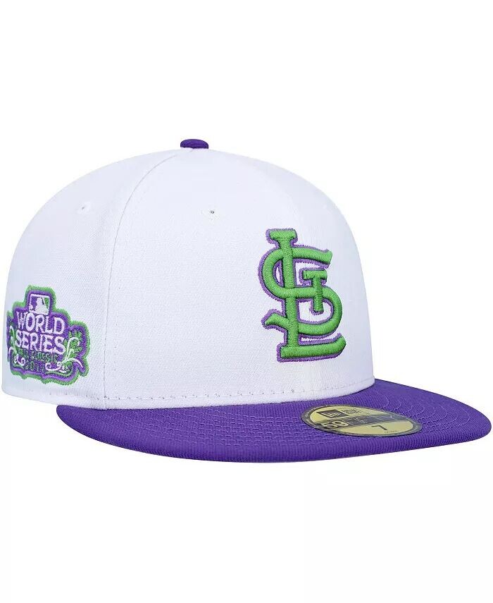 

Мужская белая бейсболка St. Louis Cardinals World Series 2011 с боковой нашивкой 59FIFTY New Era