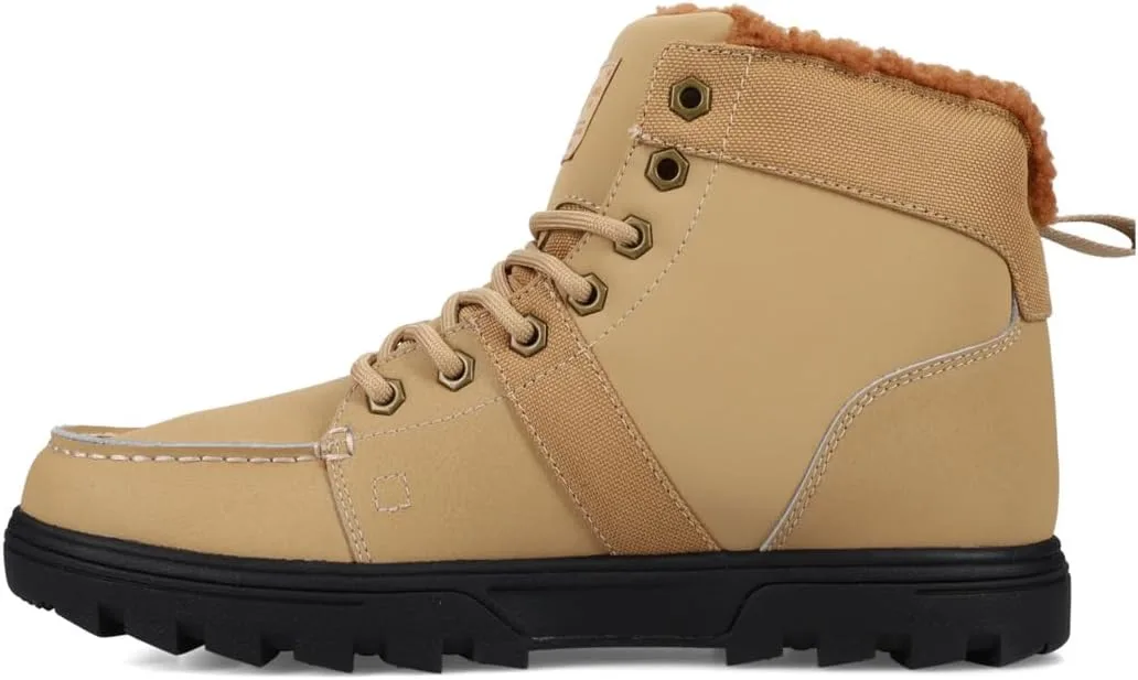 Мужские лодочные туфли DC Shoes Woodland, черный/бежевый — фото 3