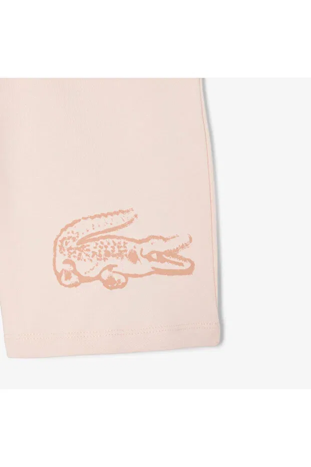Детские шорты для мальчиков с принтом Lacoste, Hcz-Pink — фото 3
