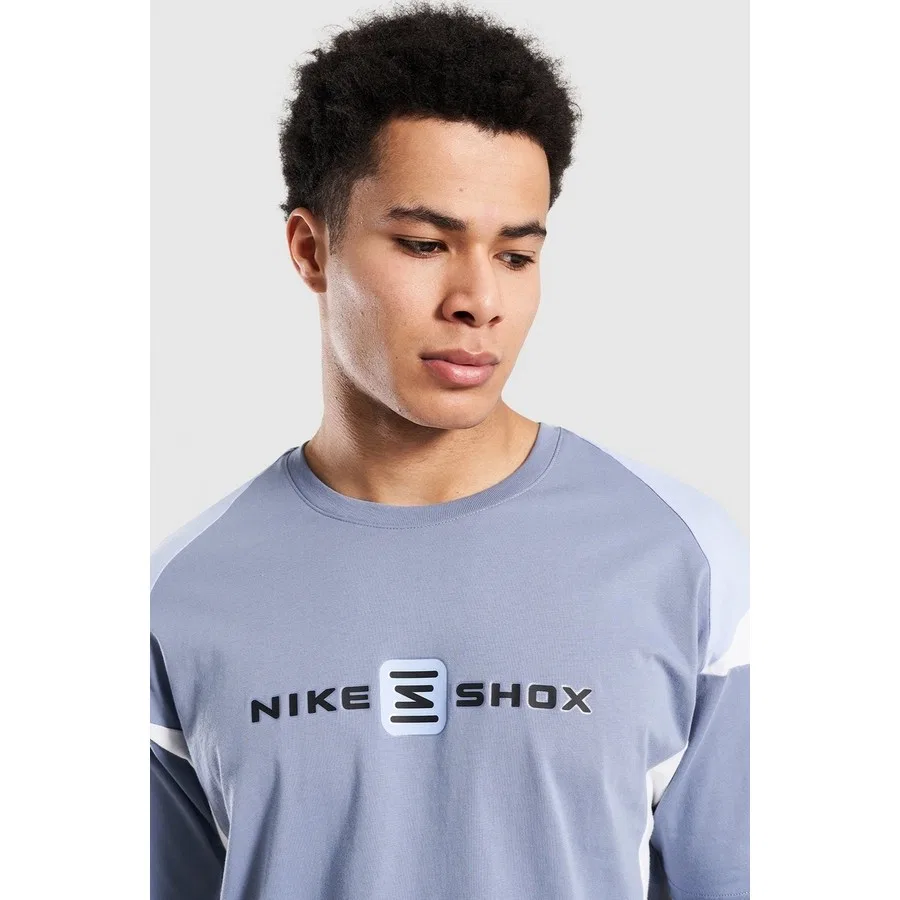 Футболка с коротким рукавом Nike Sportswear Shox Nz Loose Fit, Синий — фото 4