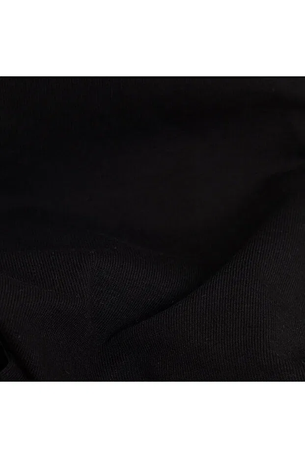Детские леггинсы для девочек с принтом Basics Ebebek Hello Baby, Black — фото 2