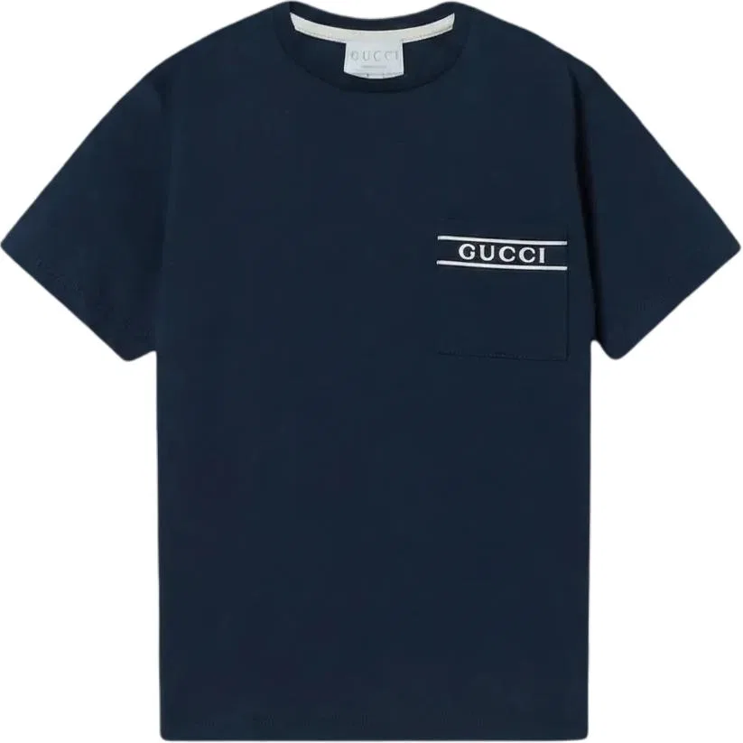 Детская футболка с коротким рукавом Classic Version Infant And Toddler GUCCI