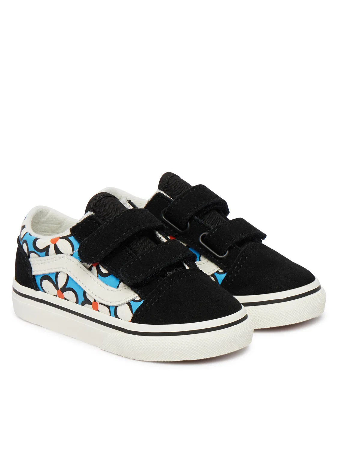 Тканевые кроссовки для девочки Old Skool Vans, синий — фото 2