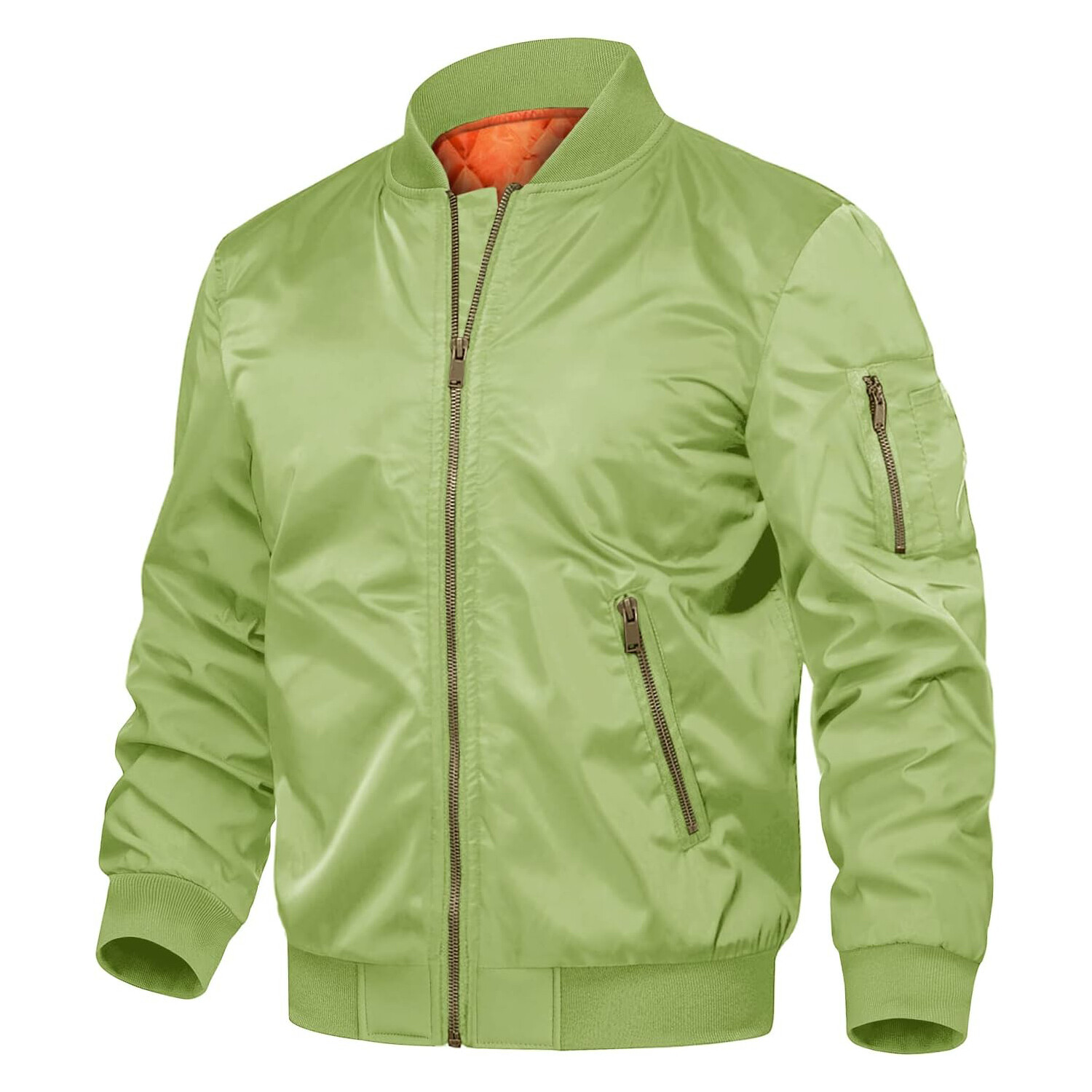 

Куртка-бомбер Tacvasen Full Zip Winter Warm Padded, оливково-зеленый