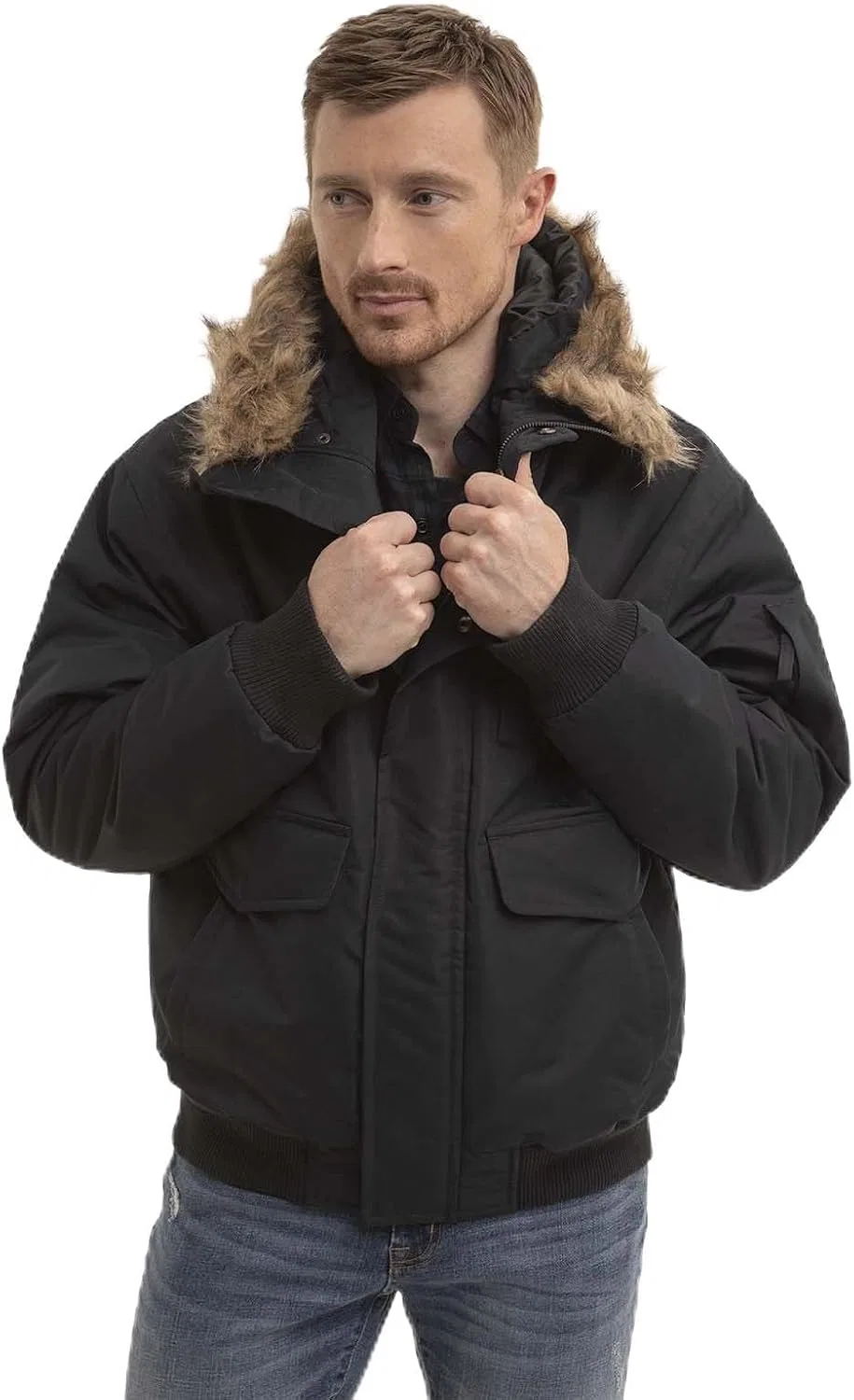 Мужская куртка-анорак с капюшоном U.S. POLO ASSN., Coyote Brown