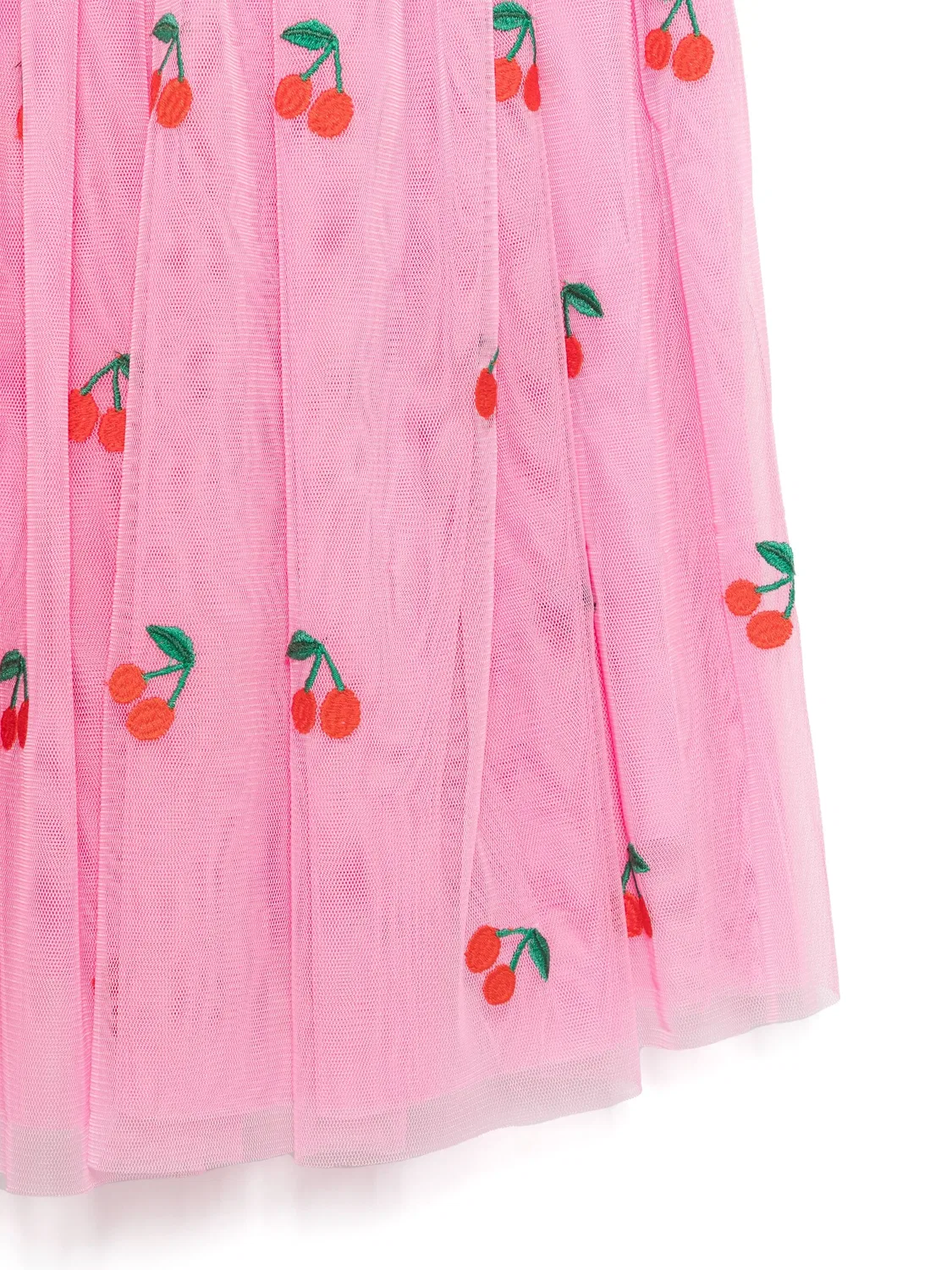 Платье с вышивкой вишни Stella McCartney, розовый — фото 2