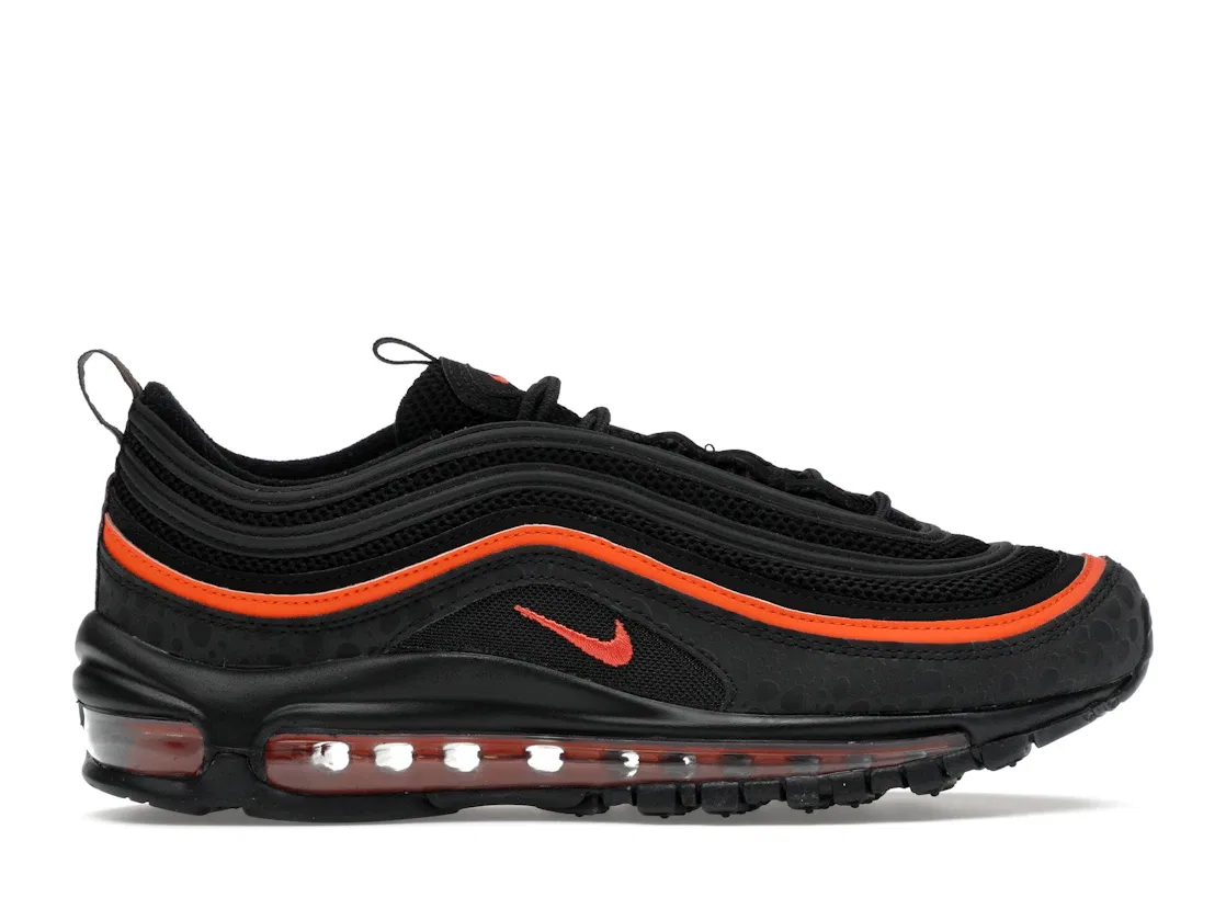Детские кроссовки Lifestyle Nike Air Max 97, Black/Safety Orange/Black