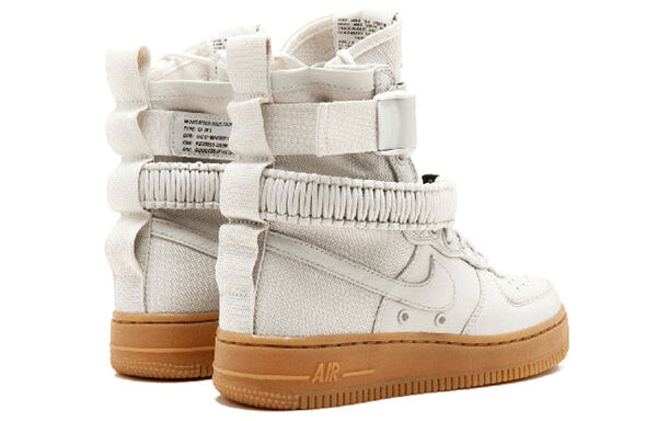 Кроссовки sf air force 1 высокие Nike, коричневый — фото 4